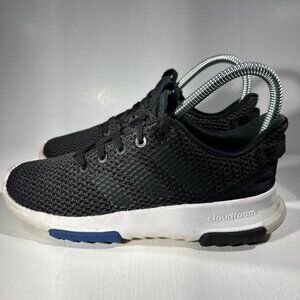 Adidas Cloudfoam Racer TR Running Sneaker Shoes Youth Boys Size 2 Black School
